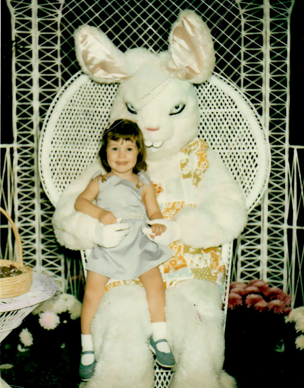 Creepy Easter Bunny Blank Meme Template