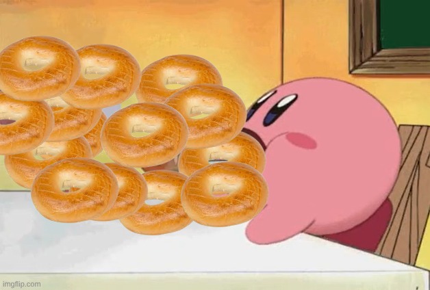 Kirby eating | image tagged in kirby eating | made w/ Imgflip meme maker