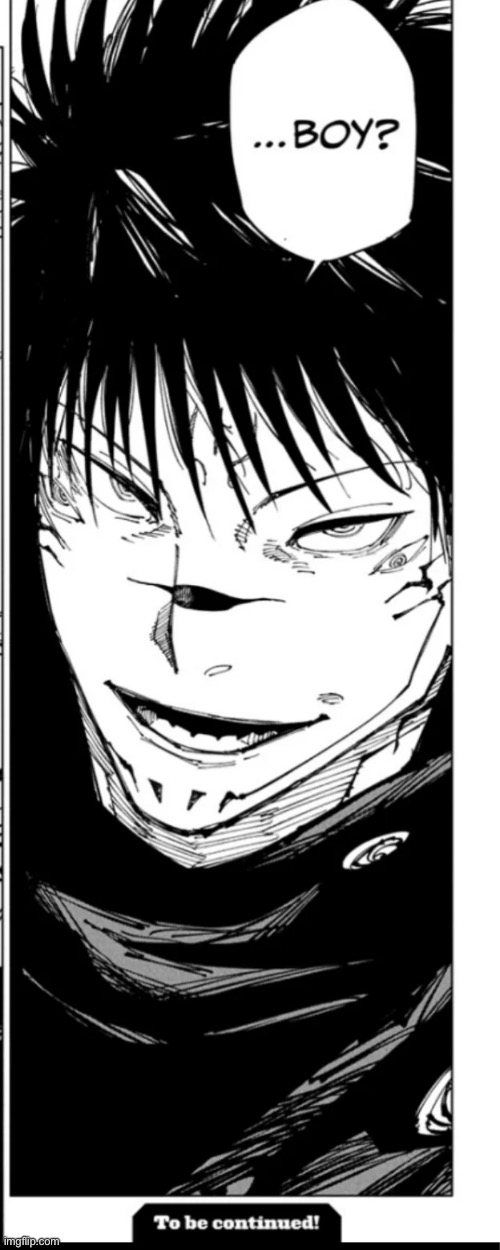 culling games part 2 ending on THIS panel would be so vile and goated | made w/ Imgflip meme maker