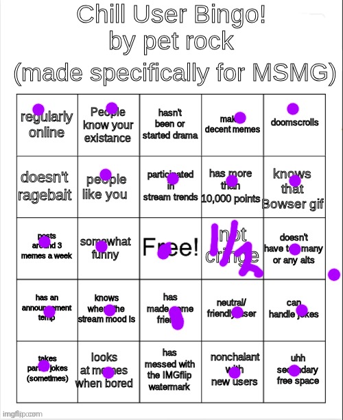 Chill Bingo by your local PetRock :> | image tagged in chill bingo by your local petrock | made w/ Imgflip meme maker