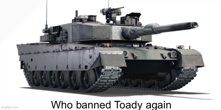 Type 90 | Who banned Toady again | image tagged in type 90 | made w/ Imgflip meme maker