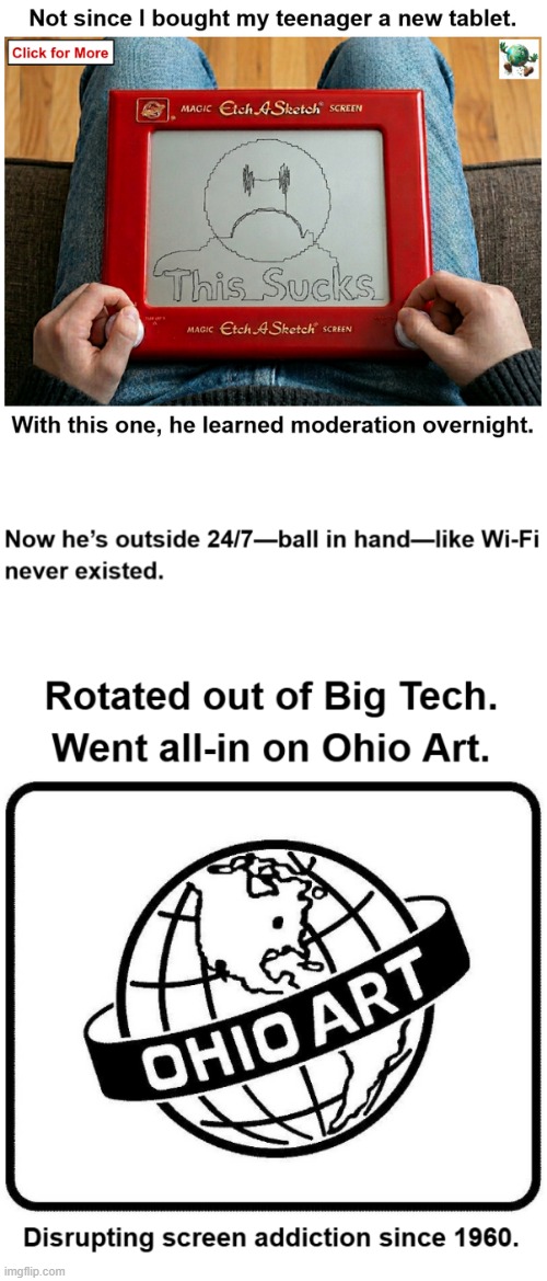 Can too much screen time be a problem for children? | image tagged in maga,conservative,parenting | made w/ Imgflip meme maker