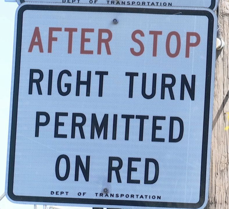 right turn permitted Blank Meme Template