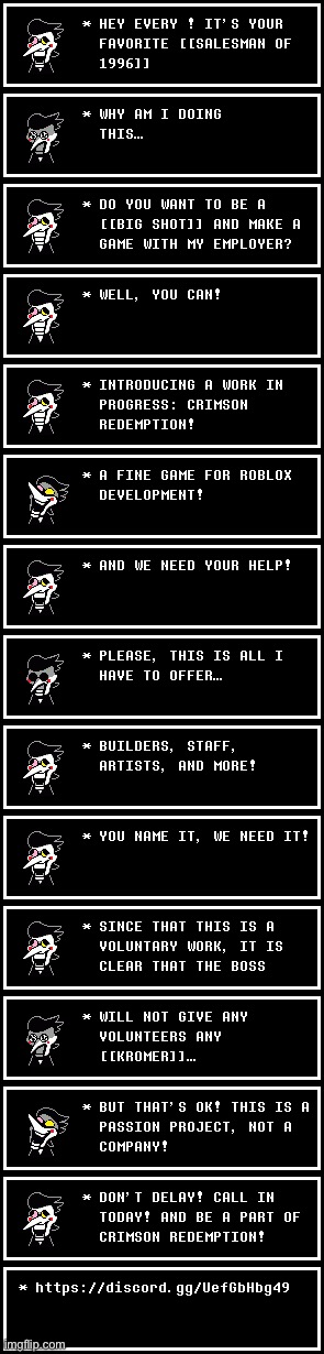 PROMOTIONAL! (Announcement 1 of 5 used for the day) | made w/ Imgflip meme maker