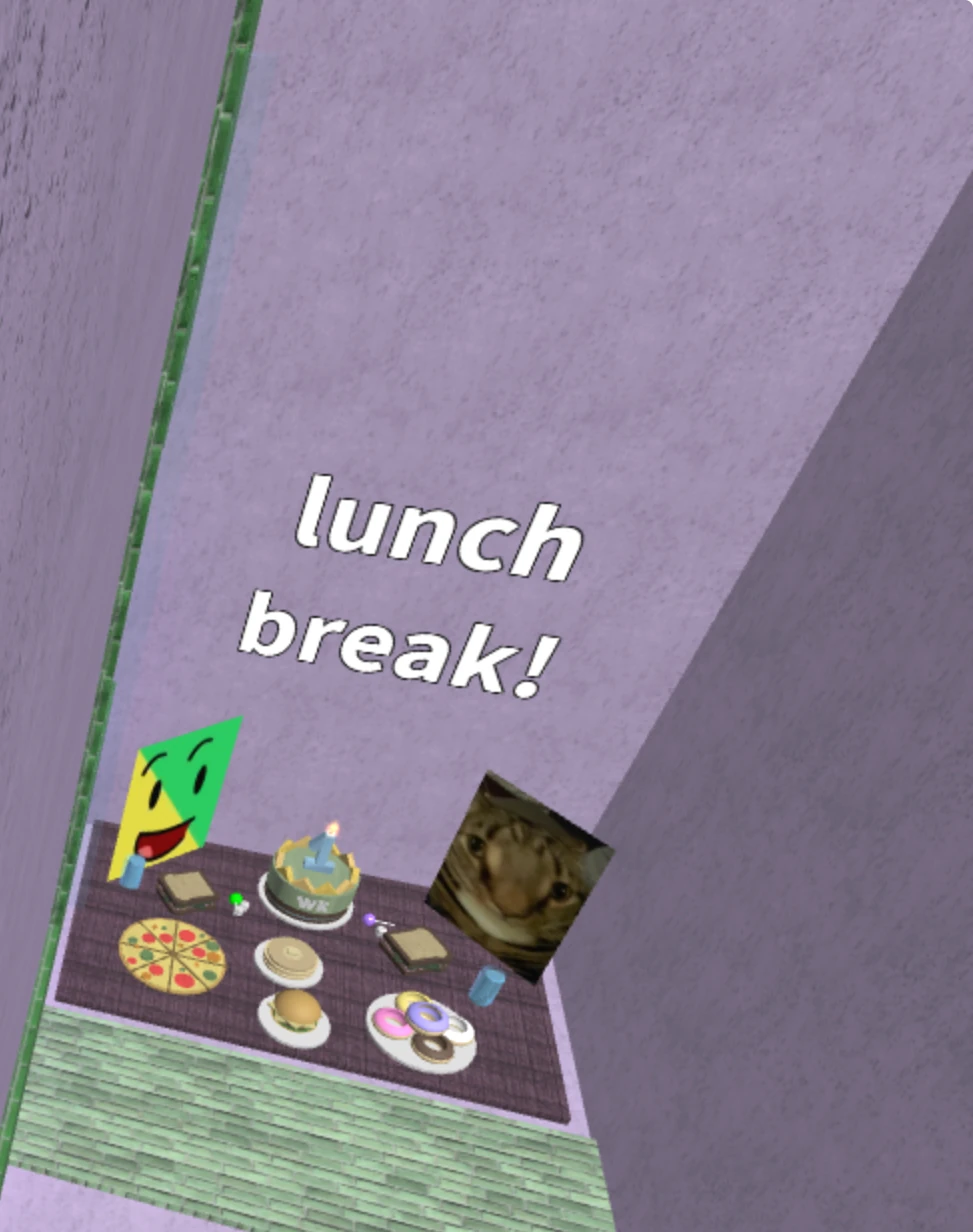 High Quality lunch break Blank Meme Template