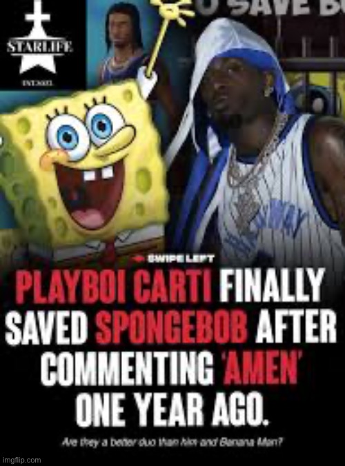 He finally commented amen to save SpongeBob one year ago | image tagged in memes,repost | made w/ Imgflip meme maker