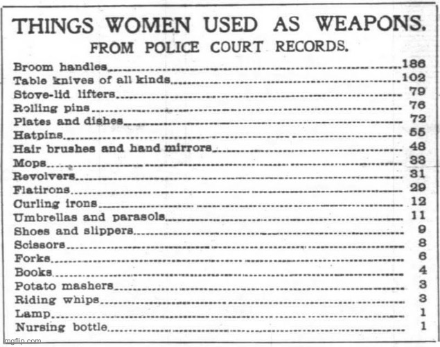 She is NEVER unarmed | image tagged in weapons,assault weapons,banned weapons too brutal for war,police | made w/ Imgflip meme maker