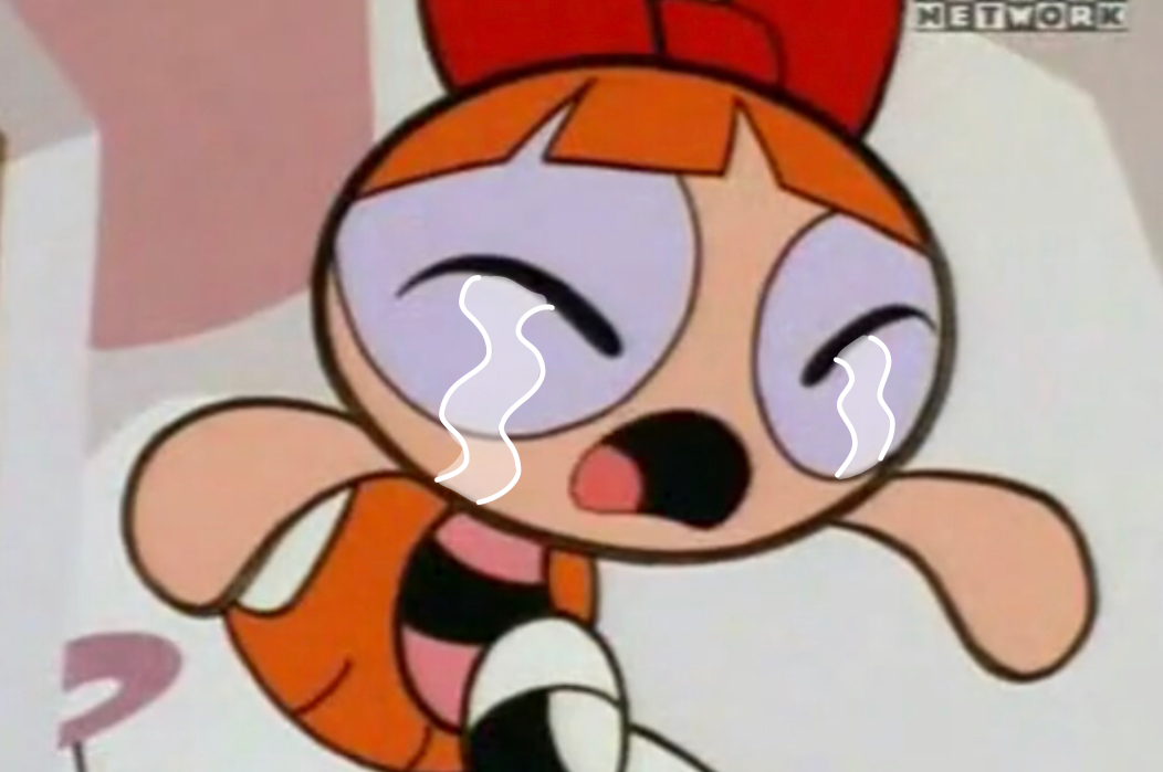 Crying Blossom Blank Meme Template