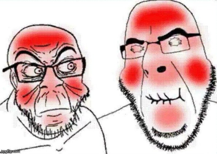 soyjacks trying not to laugh | image tagged in soyjacks trying not to laugh | made w/ Imgflip meme maker