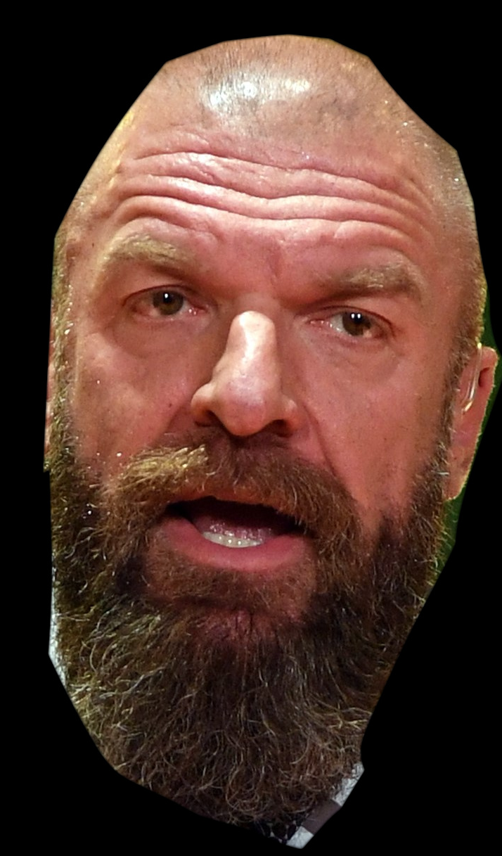 Triple H head Blank Meme Template