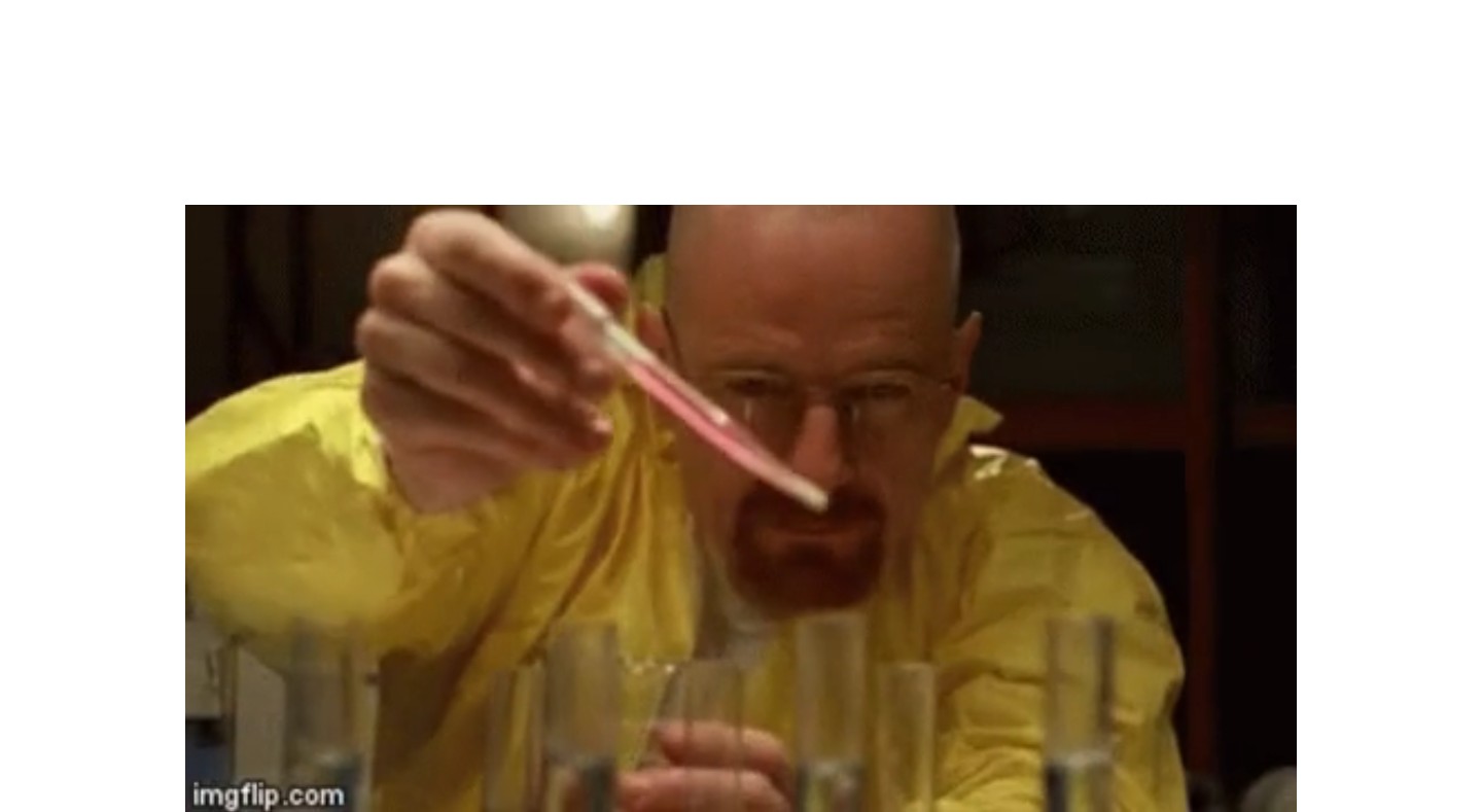 Walter White Cooking Blank Meme Template