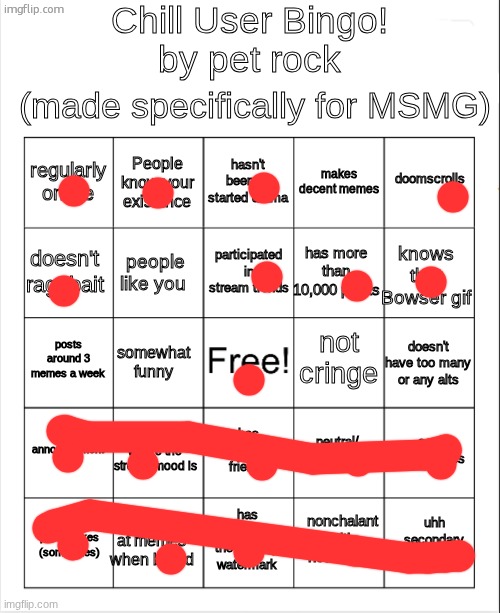 :3 | image tagged in chill bingo by your local petrock | made w/ Imgflip meme maker