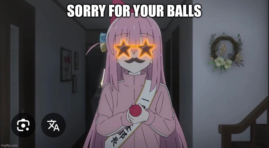 Sorry for your balls | made w/ Imgflip meme maker