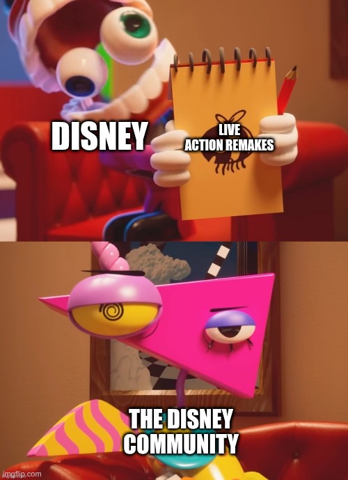 Zooble and Caine 2 | live Action Remakes; Disney; The Disney Community | image tagged in zooble and caine 2 | made w/ Imgflip meme maker