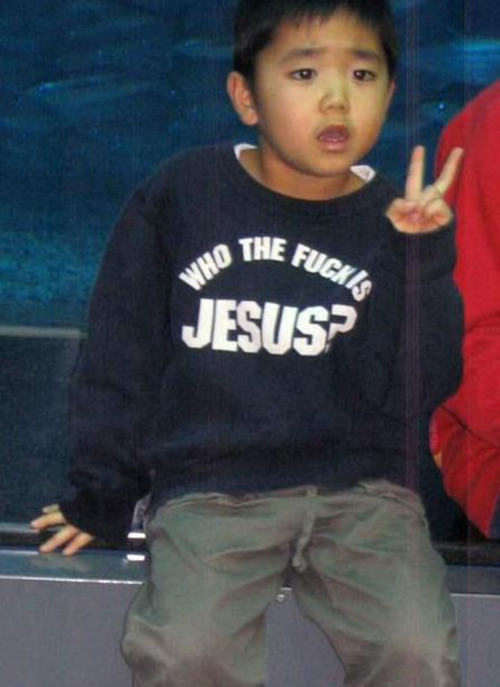Atheist Shirt Kid Blank Meme Template