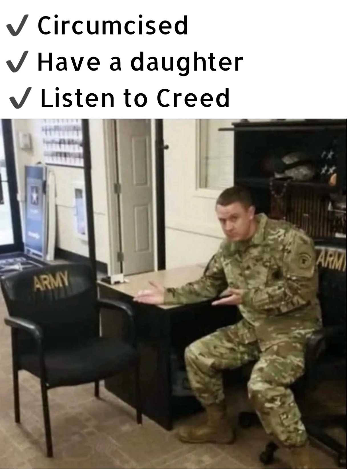 Your chair Blank Meme Template