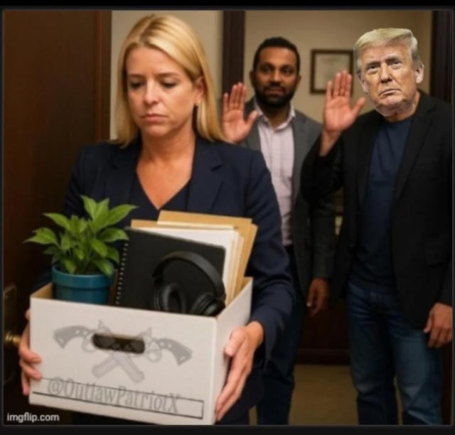 Please fire Pam Bondi Blank Meme Template