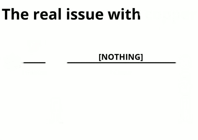 The real issue with minecraft progression Blank Meme Template