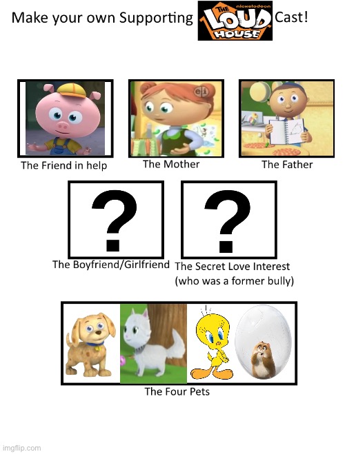 The Loud House (Super Why Edition) Pt. 2 | image tagged in make your own loud house cast 2 | made w/ Imgflip meme maker