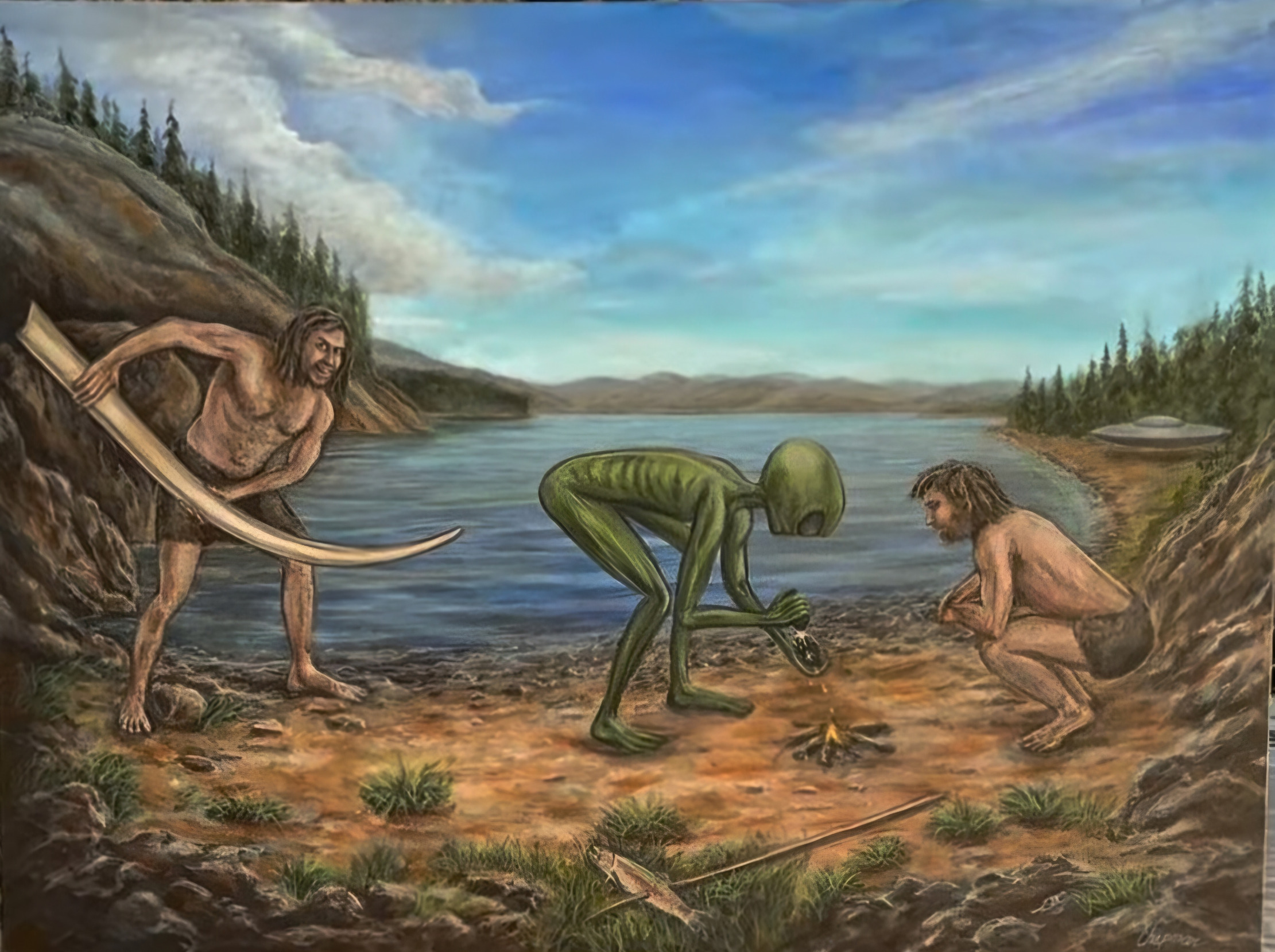 Alien probe Blank Meme Template