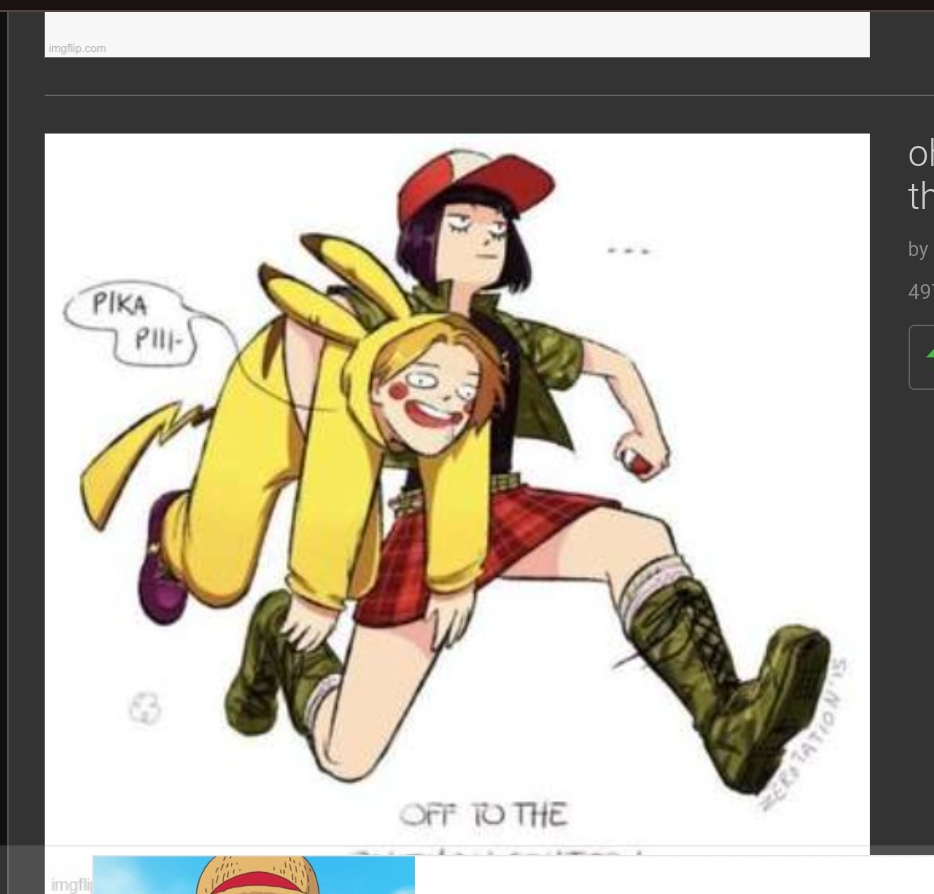 Denki Furry Blank Meme Template