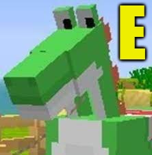 E | E | image tagged in yoshi stare,memes,yoshi,stare,yellow | made w/ Imgflip meme maker