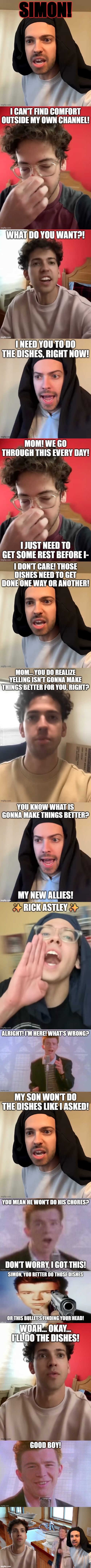 When your mom becomes friends with a maniac | made w/ Imgflip meme maker