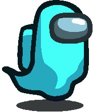 image tagged in cyan ghost | made w/ Imgflip meme maker