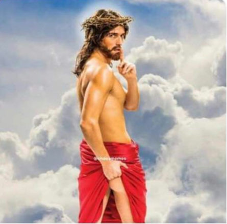 Jesus nail me hard Blank Meme Template