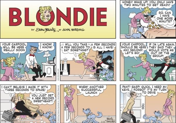 Blondie | image tagged in comics | made w/ Imgflip meme maker