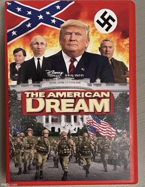 The American dream | image tagged in political meme,ai meme,donald trump,adolf hitler,jeffrey epstein | made w/ Imgflip meme maker