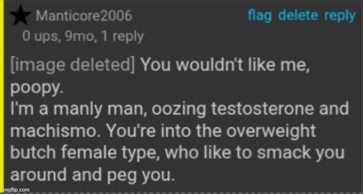 You wouldn't like me, poopy. | image tagged in you wouldn't like me poopy | made w/ Imgflip meme maker