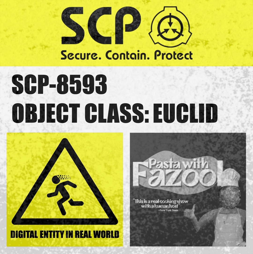 SCP-8593 Label Blank Meme Template
