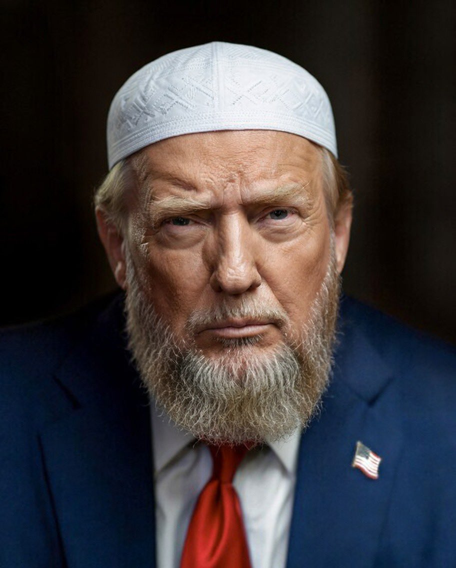 Muslim Trump Blank Meme Template