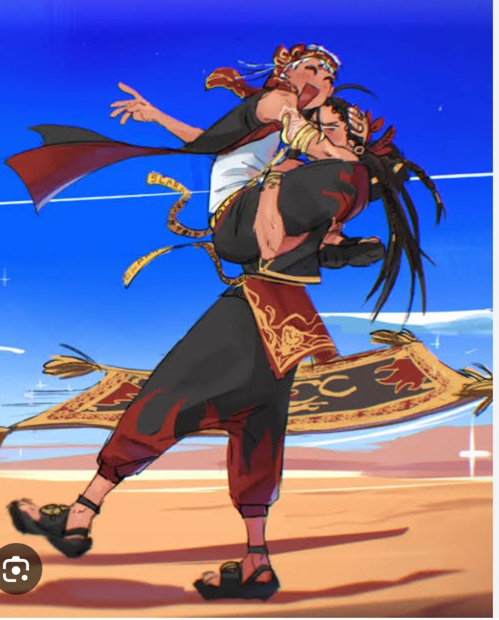 Kalim and Jamil Blank Meme Template