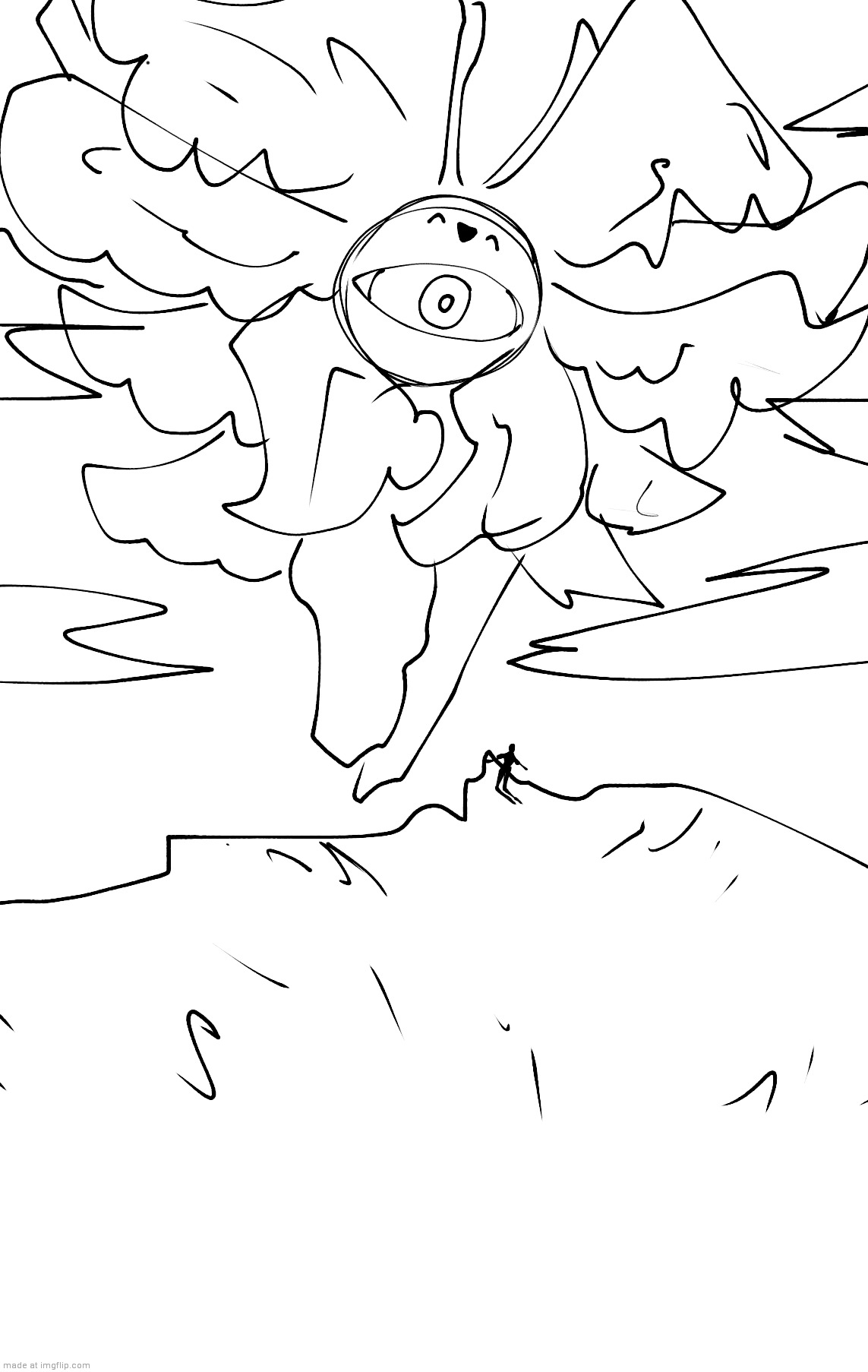 Hello!Also, have a biblically accurate angel straight to your eyeballs for no reason at all!! | image tagged in biblically acurate angel,idk what to put here,for no reason,maybe just for fun | made w/ Imgflip meme maker