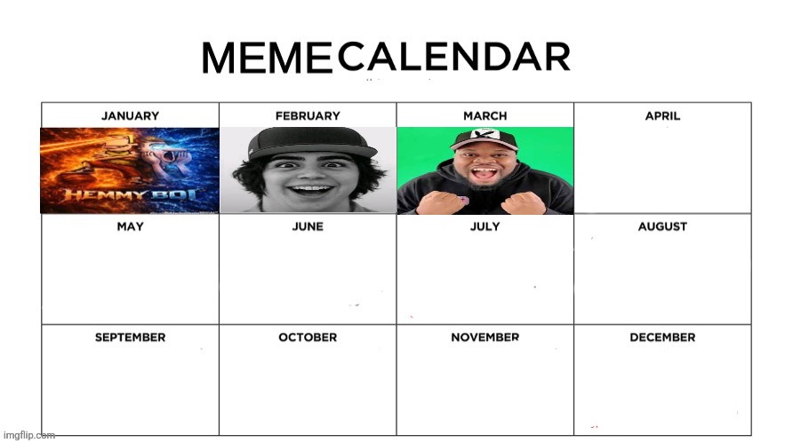 March 2026 | image tagged in meme calendar | made w/ Imgflip meme maker