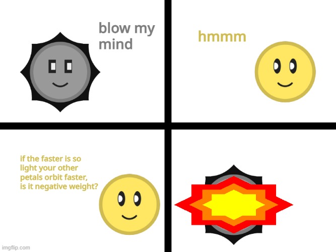Florr.io meme | image tagged in memes,recreations,florr io,digdig io,io games,blow my mind | made w/ Imgflip meme maker