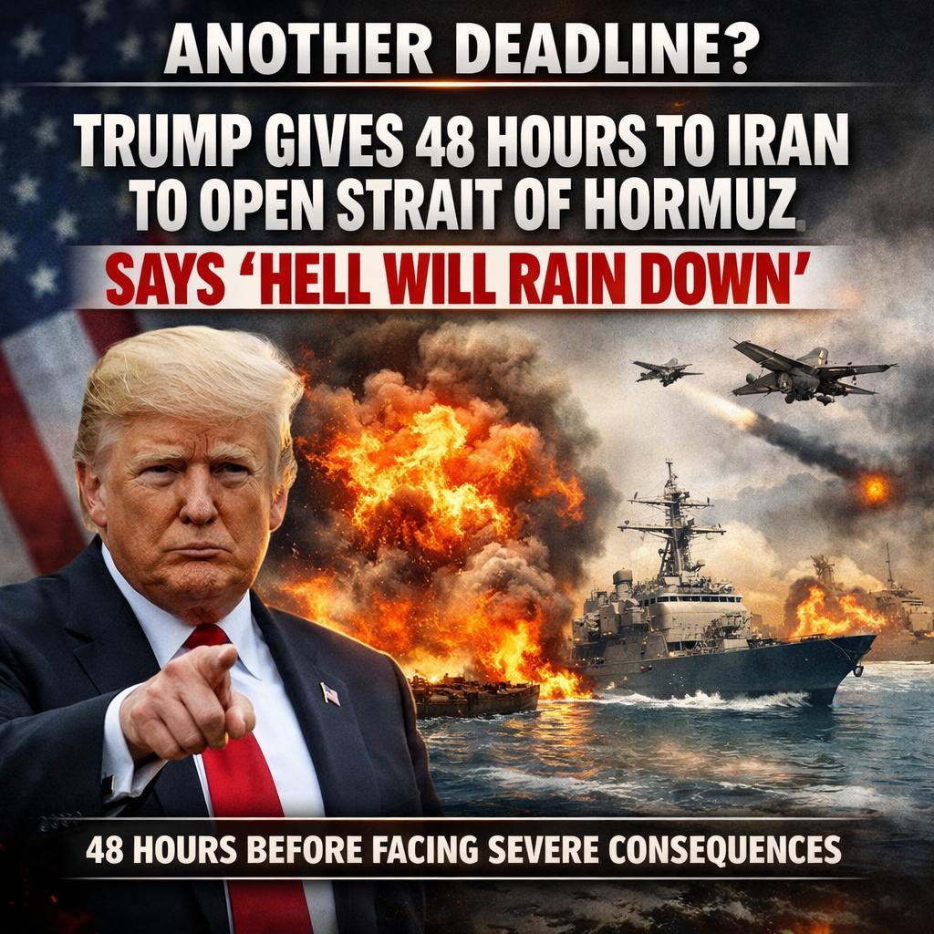 Another Deadline? Trump Gives 48 Hours To Iran To Open Strait Of Blank Meme Template