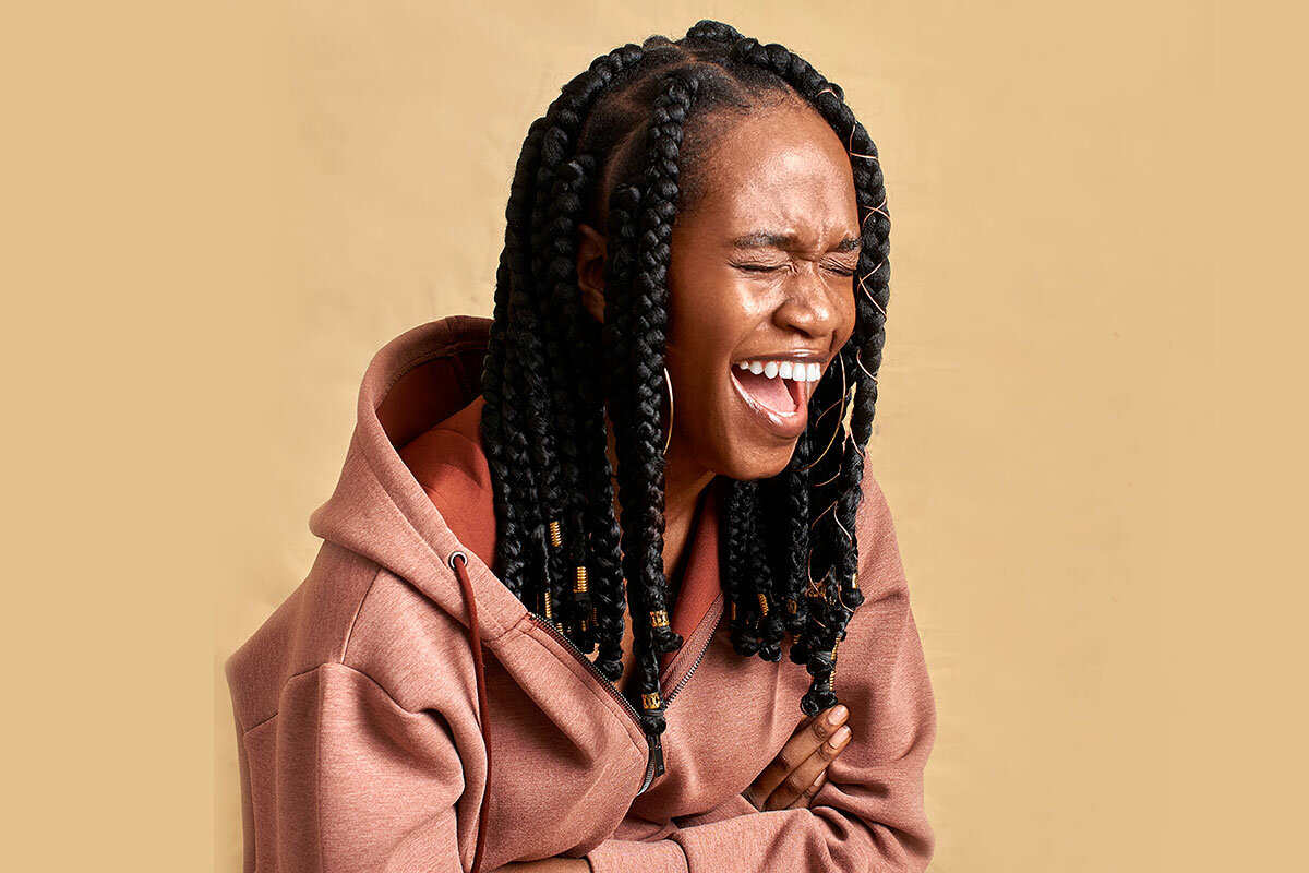 Laughing Girl Blank Meme Template