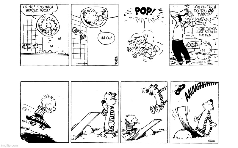 image tagged in calvin and hobbes,comics | made w/ Imgflip meme maker