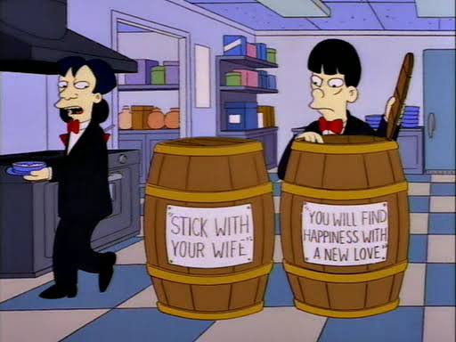 Simpsons fortune cookie Blank Meme Template