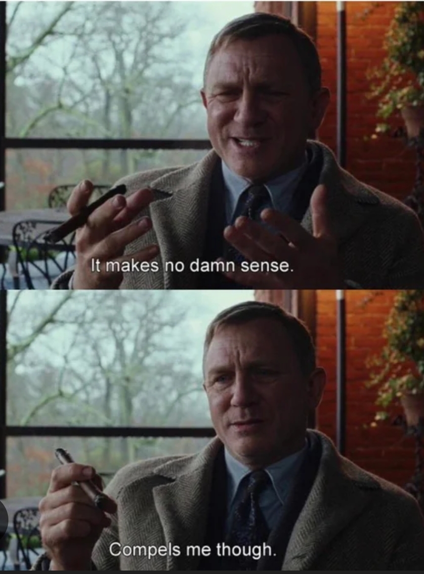 Doesn't compel me though Blank Meme Template