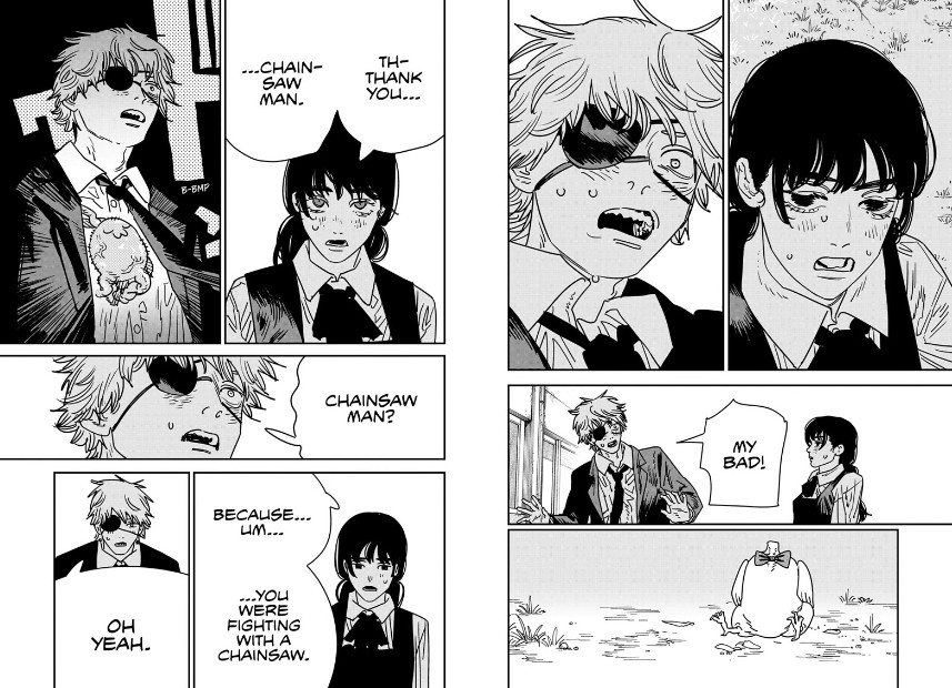 Thank you chainsaw man Blank Meme Template