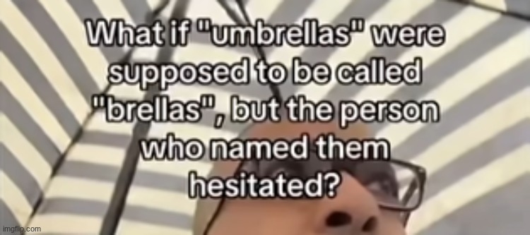 image tagged in umbrella | made w/ Imgflip meme maker