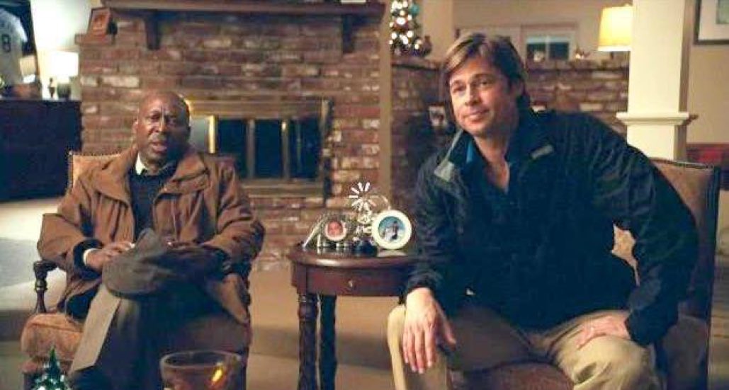 moneyball playing first base Blank Meme Template