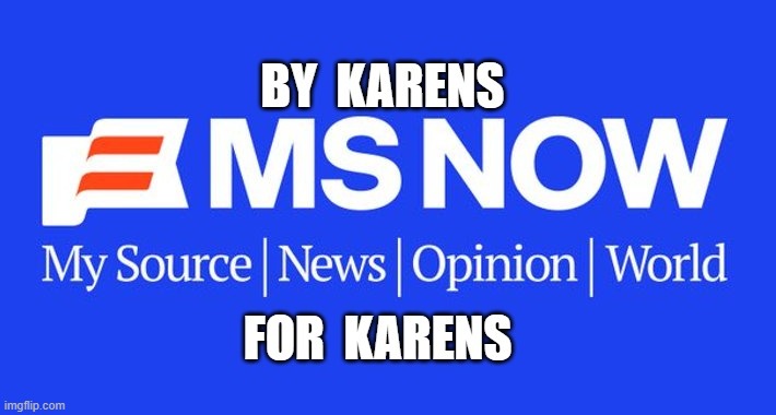 MSNOW,, By Karens, For Karens! | image tagged in msnow,karen | made w/ Imgflip meme maker
