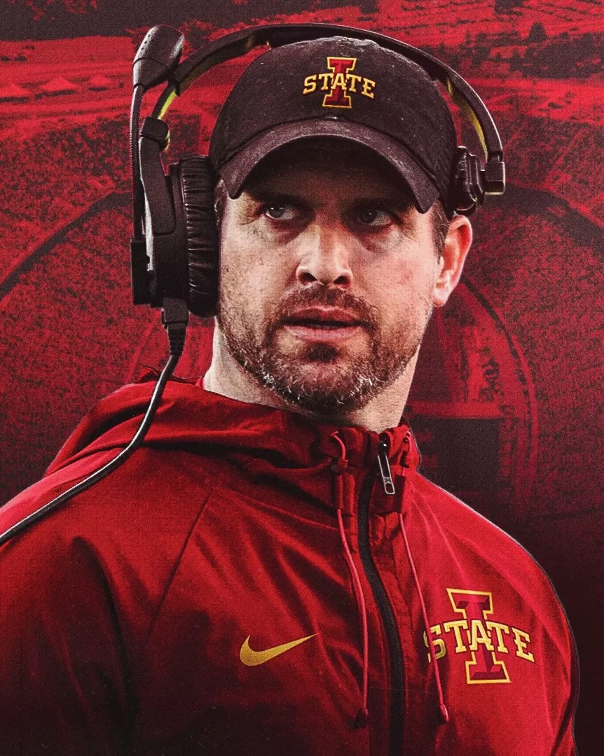 Iowa State coach Jimmy Rogers Blank Meme Template