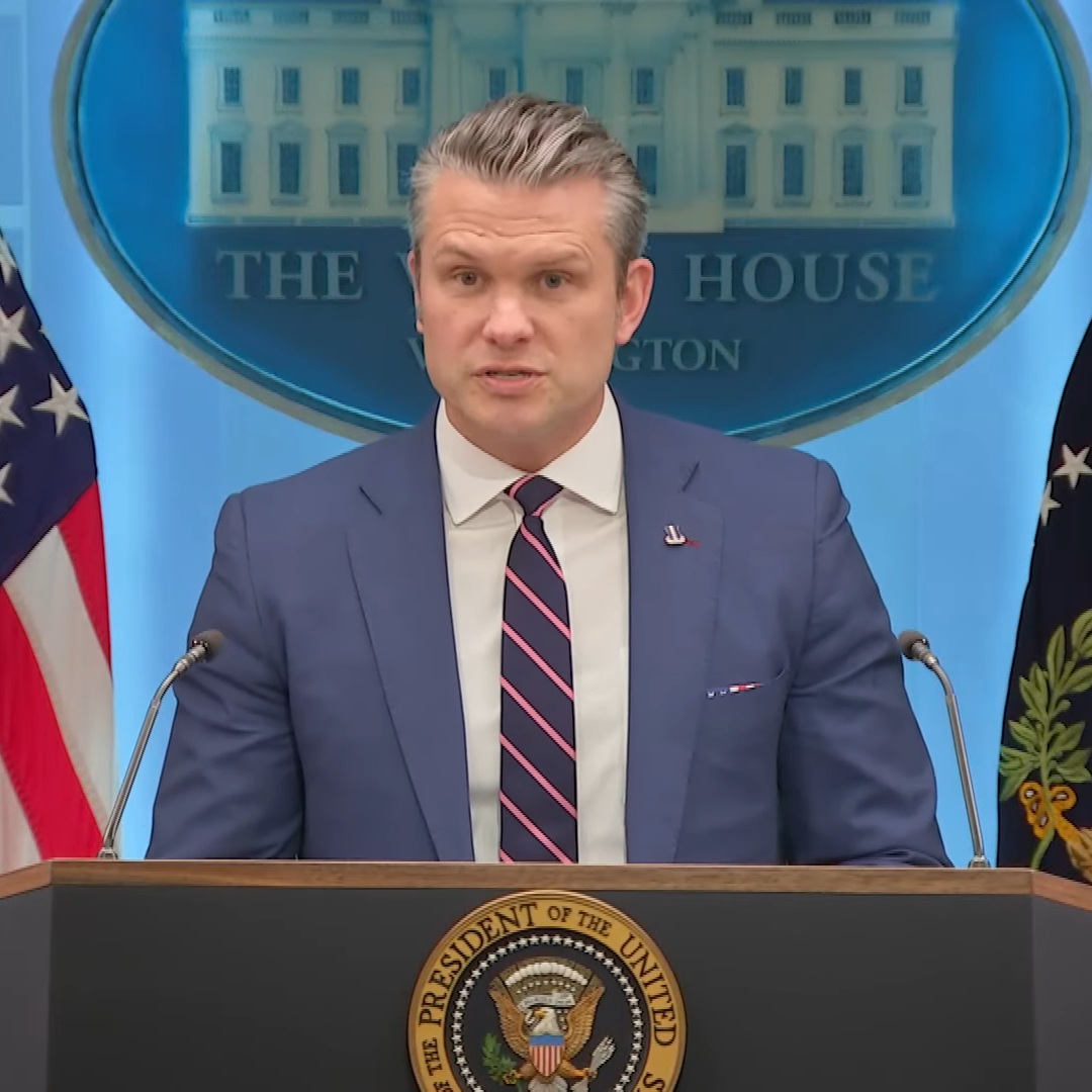 Surprised Hegseth Blank Meme Template