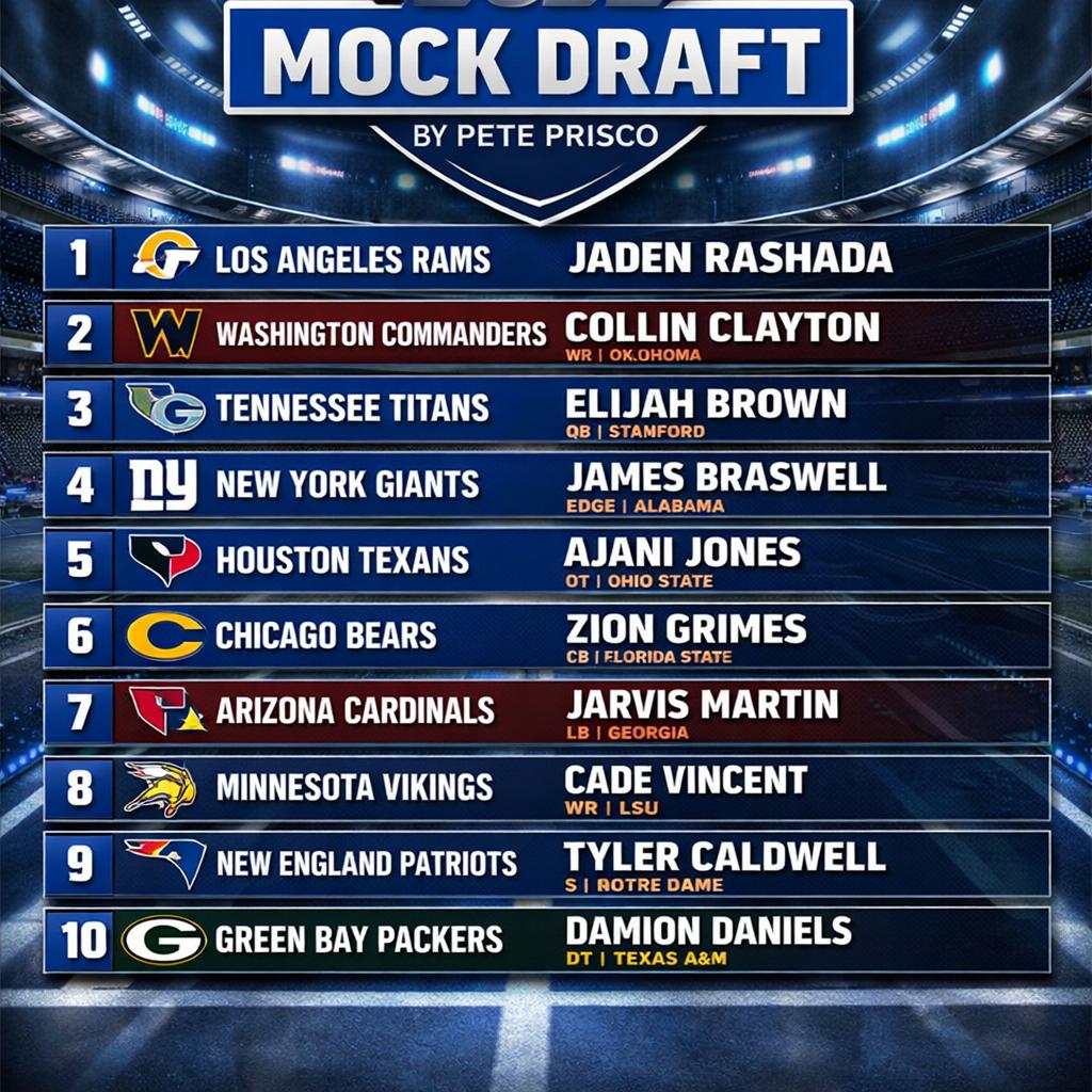 NFL Draft Blank Meme Template